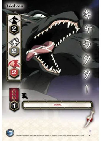 InuYasha TCG | Wolves - Tetsusaiga 1st Ed #6 | The Nerd Merchant