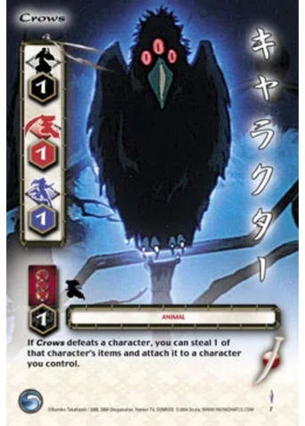 InuYasha TCG | Crows - Tetsusaiga 1st Ed #7 | The Nerd Merchant