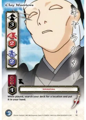 InuYasha TCG | Clay Warriors - Tetsusaiga 1st Ed #15 | The Nerd Merchant