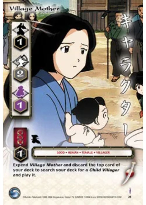 InuYasha TCG | Village Mother - Tetsusaiga 1st Ed #28 | The Nerd Merchant