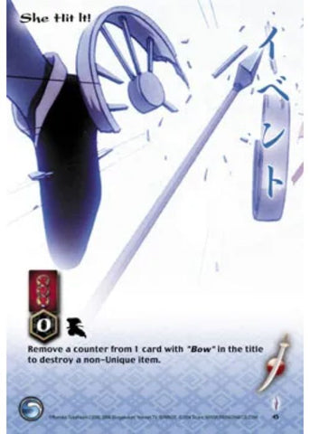 InuYasha TCG | She Hit It! - Tetsusaiga 1st Ed #45 | The Nerd Merchant