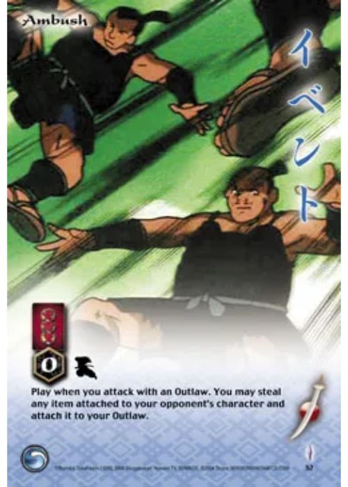 InuYasha TCG | Ambush - Tetsusaiga 1st Ed #52 | The Nerd Merchant