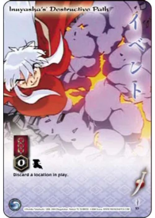 InuYasha TCG | Inuyasha's Destructive Path - Tetsusaiga 1st Ed #53 | The Nerd Merchant