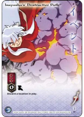InuYasha TCG | Inuyasha's Destructive Path - Tetsusaiga 1st Ed #53 | The Nerd Merchant