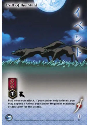 InuYasha TCG | Call of the Wind - Tetsusaiga 1st Ed #54 | The Nerd Merchant