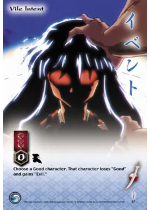 InuYasha TCG | Vile Intent - Tetsusaiga 1st Ed #57 | The Nerd Merchant