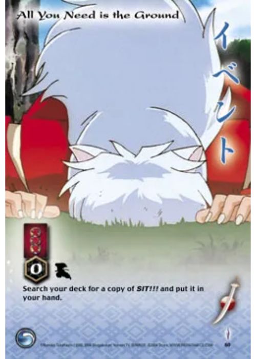 InuYasha TCG | All You Need is the Ground - Tetsusaiga 1st Ed #60 | The Nerd Merchant