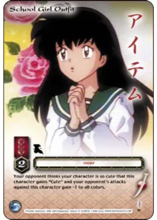 InuYasha TCG | School Girl Outfit - Tetsusaiga 1st Ed #67 | The Nerd Merchant
