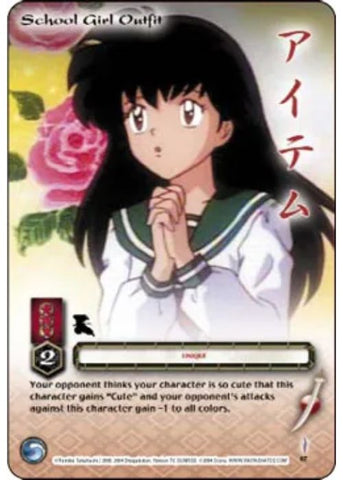 InuYasha TCG | School Girl Outfit - Tetsusaiga 1st Ed #67 | The Nerd Merchant
