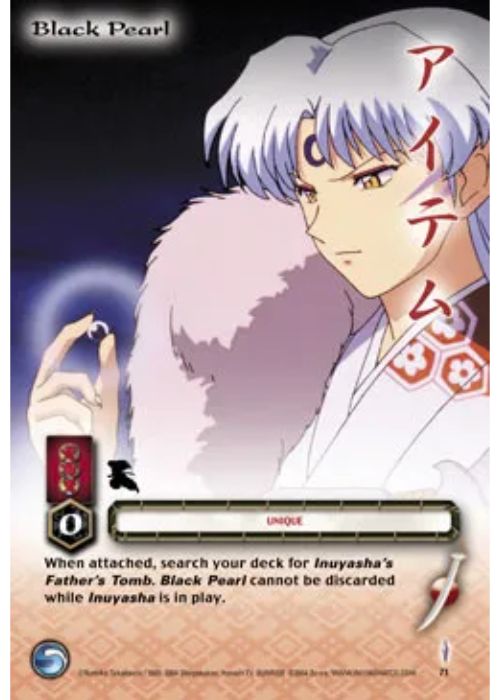 InuYasha TCG | Black Pearl - Tetsusaiga 1st Ed #71 | The Nerd Merchant