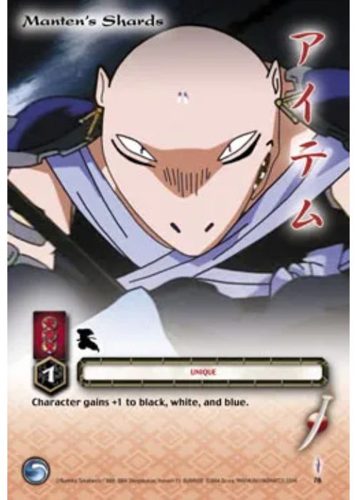 InuYasha TCG | Manten's Shards - Tetsusaiga 1st Ed #76 | The Nerd Merchant
