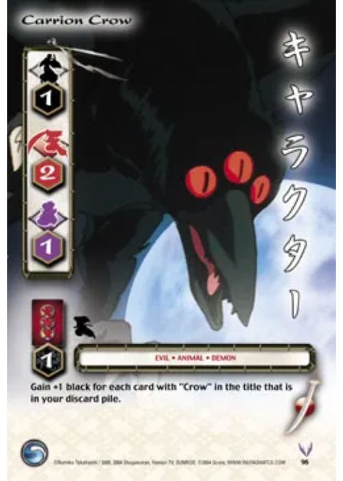 InuYasha TCG | Carrion Crow - Tetsusaiga 1st Ed #96 | The Nerd Merchant