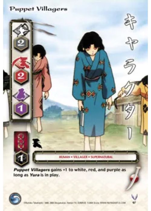 InuYasha TCG | Puppet Villagers - Tetsusaiga 1st Ed #97 | The Nerd Merchant
