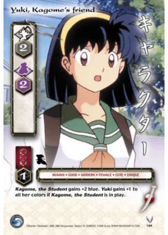 InuYasha TCG | Yuka Kagome's Friend - Tetsusaiga 1st Ed #104 | The Nerd Merchant