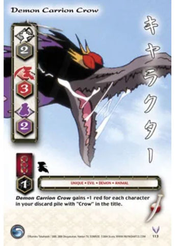 InuYasha TCG | Demon Carrion Crow - Tetsusaiga 1st Ed #113 | The Nerd Merchant