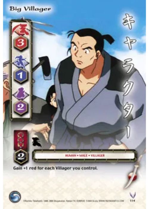 InuYasha TCG | Big Villager - Tetsusaiga 1st Ed #114 | The Nerd Merchant