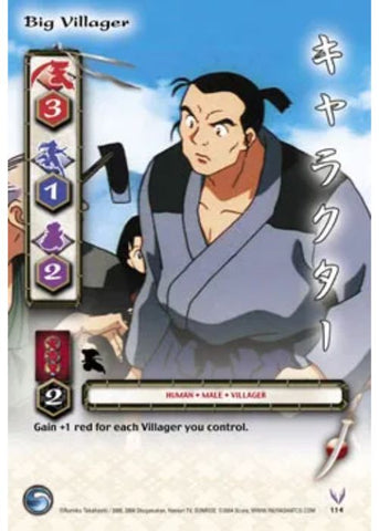 InuYasha TCG | Big Villager - Tetsusaiga 1st Ed #114 | The Nerd Merchant