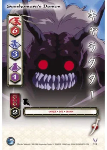 InuYasha TCG | Sesshomaru's Demon - Tetsusaiga 1st Ed #116 | The Nerd Merchant