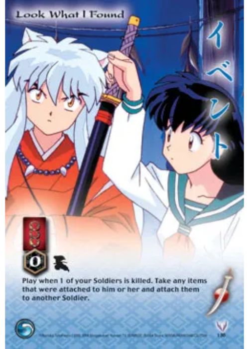 InuYasha TCG | Look What I Found - Tetsusaiga 1st Ed #130 | The Nerd Merchant