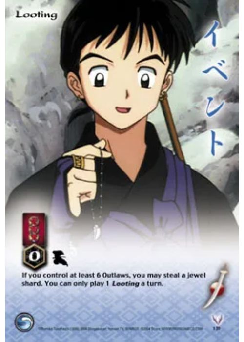 InuYasha TCG | Looting - Tetsusaiga 1st Ed #131 | The Nerd Merchant
