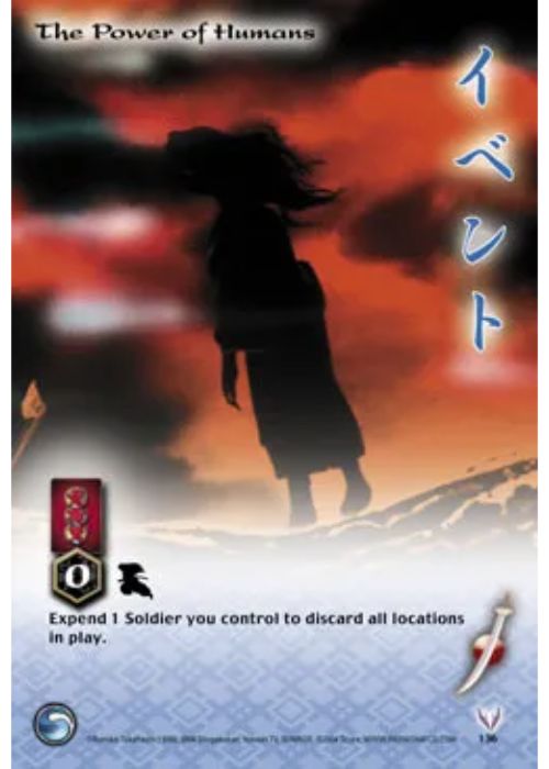 InuYasha TCG | The Power of Humans - Tetsusaiga 1st Ed #136 | The Nerd Merchant