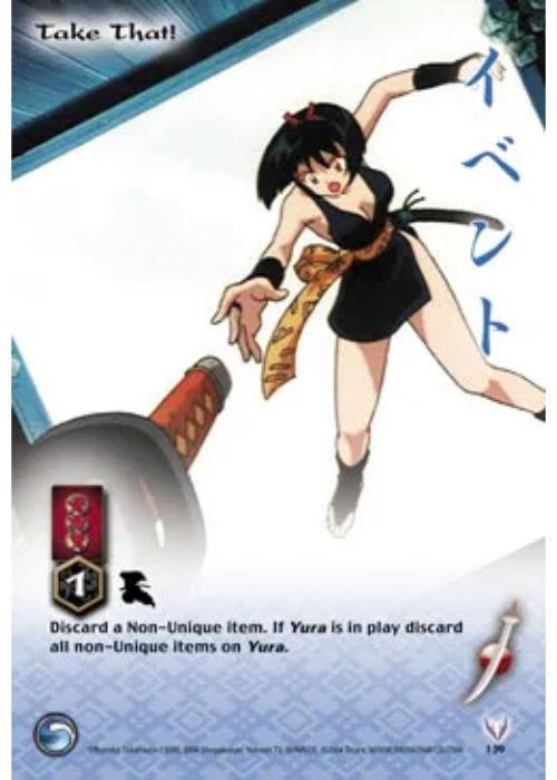 InuYasha TCG | Take That! - Tetsusaiga 1st Ed #139 | The Nerd Merchant