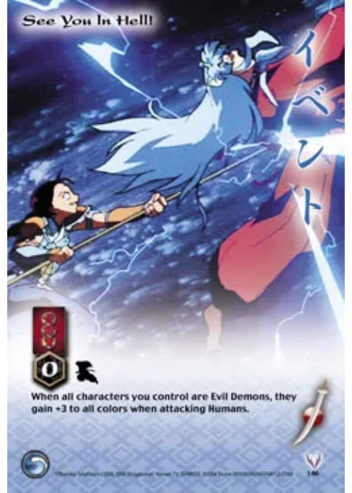 InuYasha TCG | See You In Hell - Tetsusaiga 1st Ed #146 | The Nerd Merchant