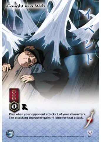 InuYasha TCG | Caught in a Web - Tetsusaiga 1st Ed #147 | The Nerd Merchant