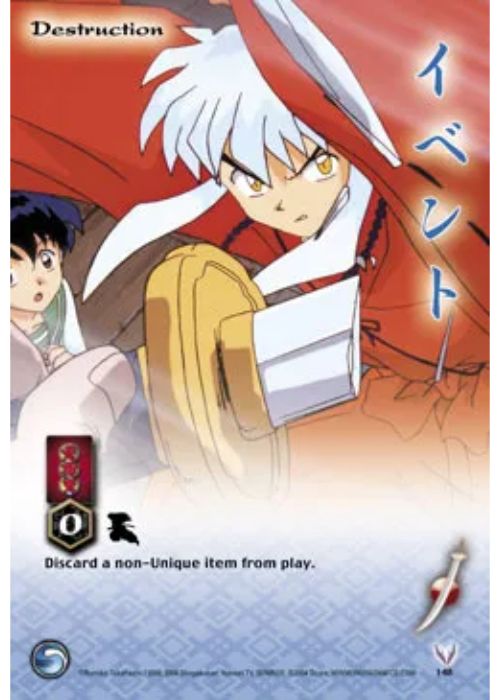 InuYasha TCG | Destruction - Tetsusaiga 1st Ed #148 | The Nerd Merchant