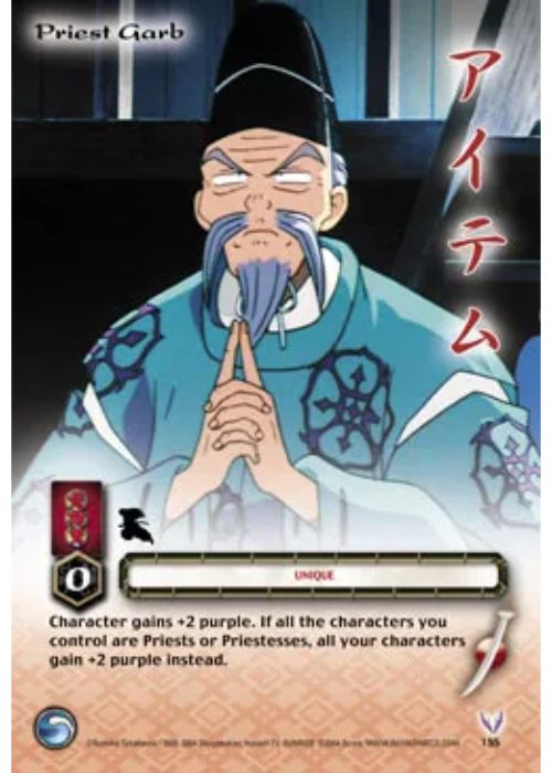 InuYasha TCG | Priest Garb - Tetsusaiga 1st Ed #155 | The Nerd Merchant