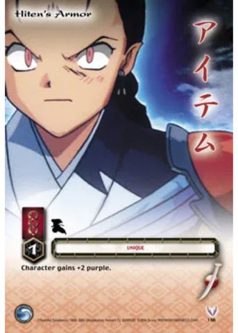 InuYasha TCG | Hiten's Armor - Tetsusaiga 1st Ed #156 | The Nerd Merchant
