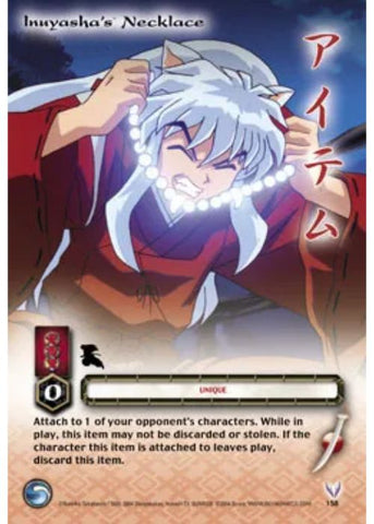 InuYasha TCG | Inuyasha's Necklace - Tetsusaiga 1st Ed #158 | The Nerd Merchant