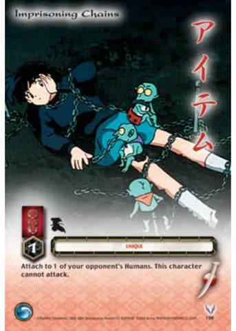 InuYasha TCG | Imprisoning Chains - Tetsusaiga 1st Ed #159 | The Nerd Merchant