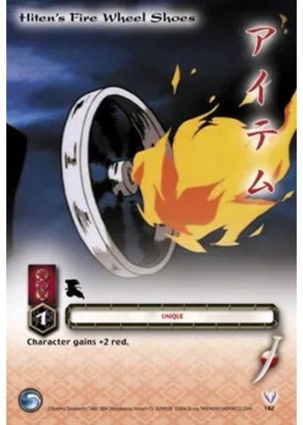 InuYasha TCG | Hiten's Fire Wheel Shoes - Tetsusaiga 1st Ed #162 | The Nerd Merchant