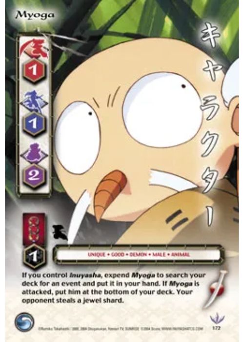 InuYasha TCG | Myoga (Foil) - Tetsusaiga 1st Ed #172 | The Nerd Merchant