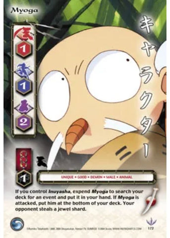 InuYasha TCG | Myoga (Foil) - Tetsusaiga 1st Ed #172 | The Nerd Merchant