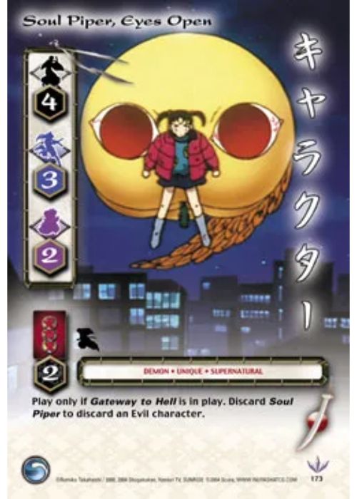 InuYasha TCG | Soul Piper Eyes Open (Foil)  - Tetsusaiga 1st Ed #173 | The Nerd Merchant