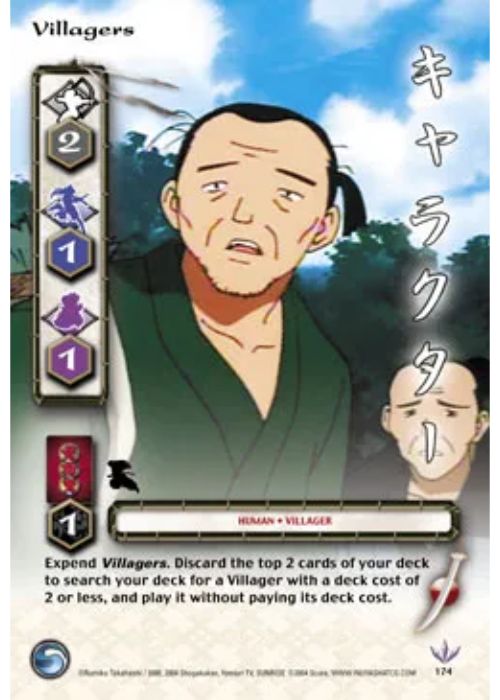 InuYasha TCG | Villagers (Foil)  - Tetsusaiga 1st Ed #174 | The Nerd Merchant