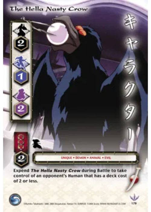InuYasha TCG | The Hella Nasty Crow (Foil)  - Tetsusaiga 1st Ed #179 | The Nerd Merchant