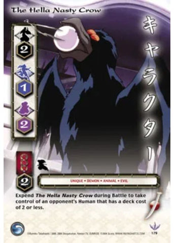 InuYasha TCG | The Hella Nasty Crow (Foil)  - Tetsusaiga 1st Ed #179 | The Nerd Merchant