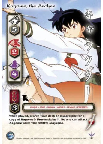 InuYasha TCG | Kagome The Archer (Foil)  - Tetsusaiga 1st Ed #181 | The Nerd Merchant
