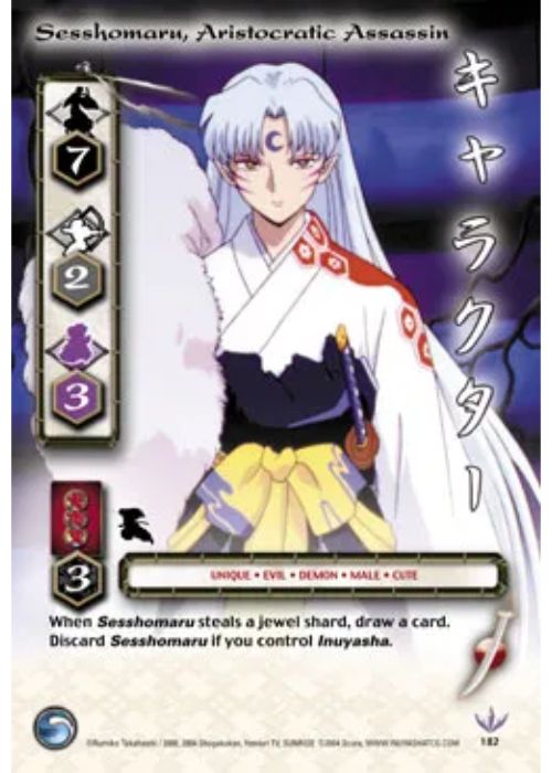 InuYasha TCG | Sesshomaru Aristocratic Assassin (Foil)  - Tetsusaiga 1st Ed #182 | The Nerd Merchant
