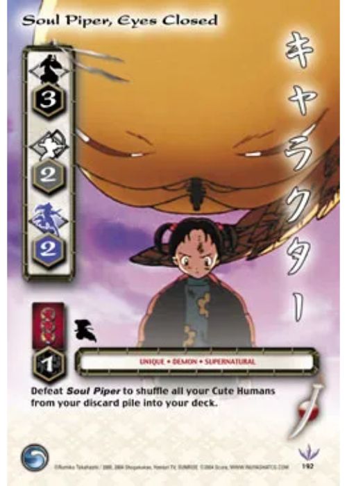 InuYasha TCG | Soul Piper Eyes Closed (Foil)  - Tetsusaiga 1st Ed #192 | The Nerd Merchant