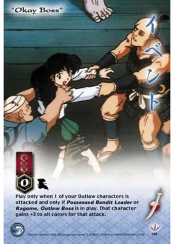 InuYasha TCG | Okay Boss (Foil)  - Tetsusaiga 1st Ed #195 | The Nerd Merchant