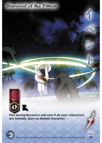 InuYasha TCG | Surival of the Fittest (Foil)  - Tetsusaiga 1st Ed #196 | The Nerd Merchant