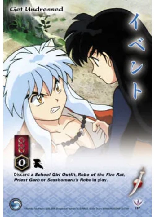 InuYasha TCG | Get Undressed (Foil)  - Tetsusaiga 1st Ed #197 | The Nerd Merchant