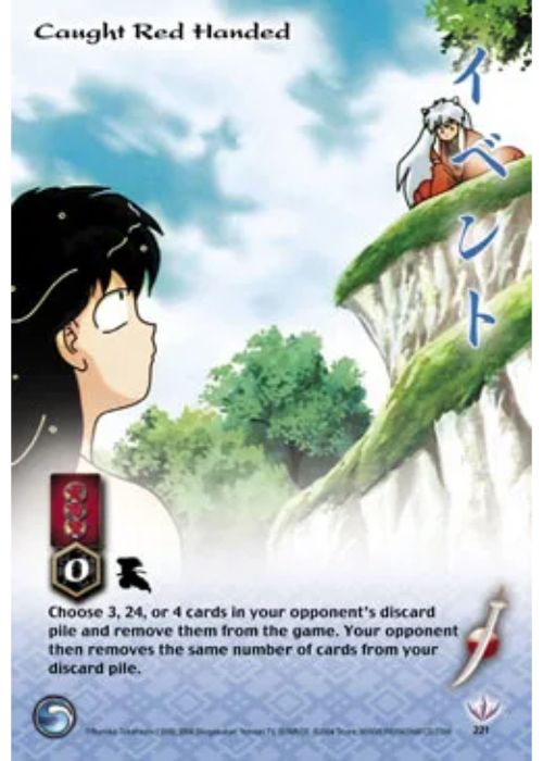 InuYasha TCG | Caught Red Handed (Foil)  - Tetsusaiga 1st Ed #221 | The Nerd Merchant
