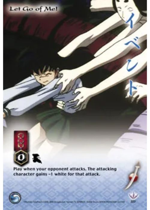 InuYasha TCG | Let Go of Me (Foil)  - Tetsusaiga 1st Ed #222 | The Nerd Merchant