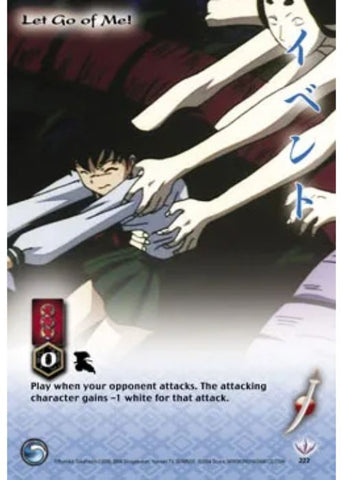 InuYasha TCG | Let Go of Me (Foil)  - Tetsusaiga 1st Ed #222 | The Nerd Merchant