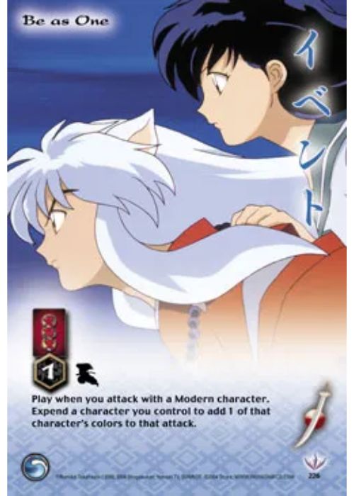 InuYasha TCG | Be as One (Foil)  - Tetsusaiga 1st Ed #226 | The Nerd Merchant
